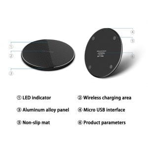 15W Fast Wireless Charger Pad - Dreamy Home Needs